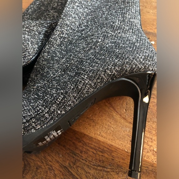Mix No. 6 Sparkled Sock Bootie Black Heel size 7 - Picture 3 of 7